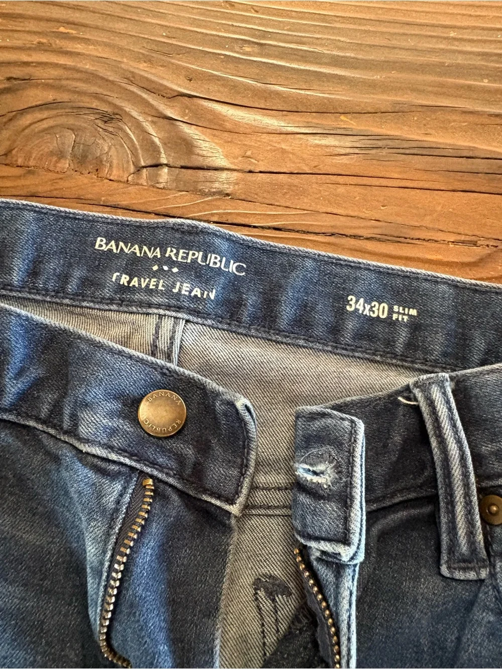 Banana Republic Slim Jeans in Medium Blue Wash
